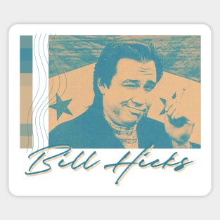 Bill Hicks ••• Retro 90s Aesthetic Style Design Sticker